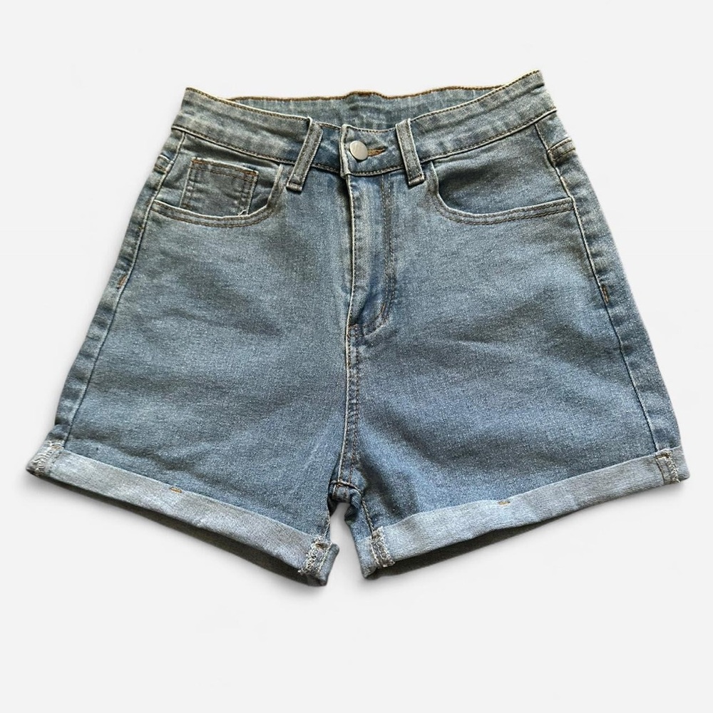 Stylish Blue Denim Jean Shorts for Women